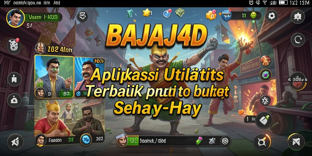Tampilan antarmuka aplikasi BAJAJ4D yang user-friendly dan fungsional.