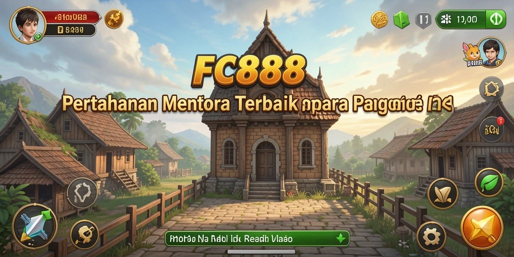 Tampilan gameplay FC888 yang mendebarkan dalam pertahanan menara.
