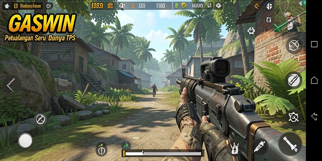 Tampilan menarik dari gameplay GASWIN yang mendebarkan.