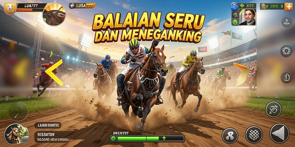 Gameplay balapan seru di LUSA777 dengan grafik menakjubkan.