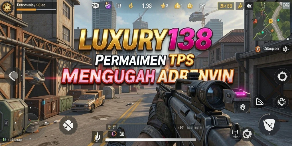 Screenshot gameplay LUXURY138 menunjukkan aksi tembak-menembak yang seru.