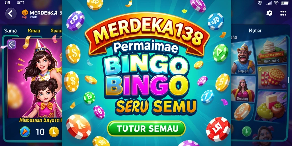 Tampilan menarik dari gameplay Bingo di MERDEKA138.