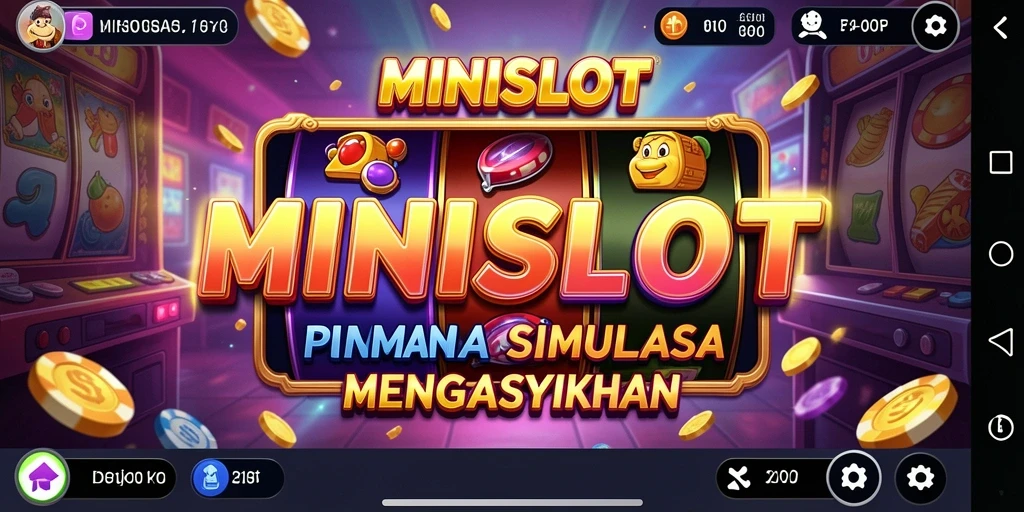 Tampilan gameplay MINISLOT yang menarik dan penuh warna.