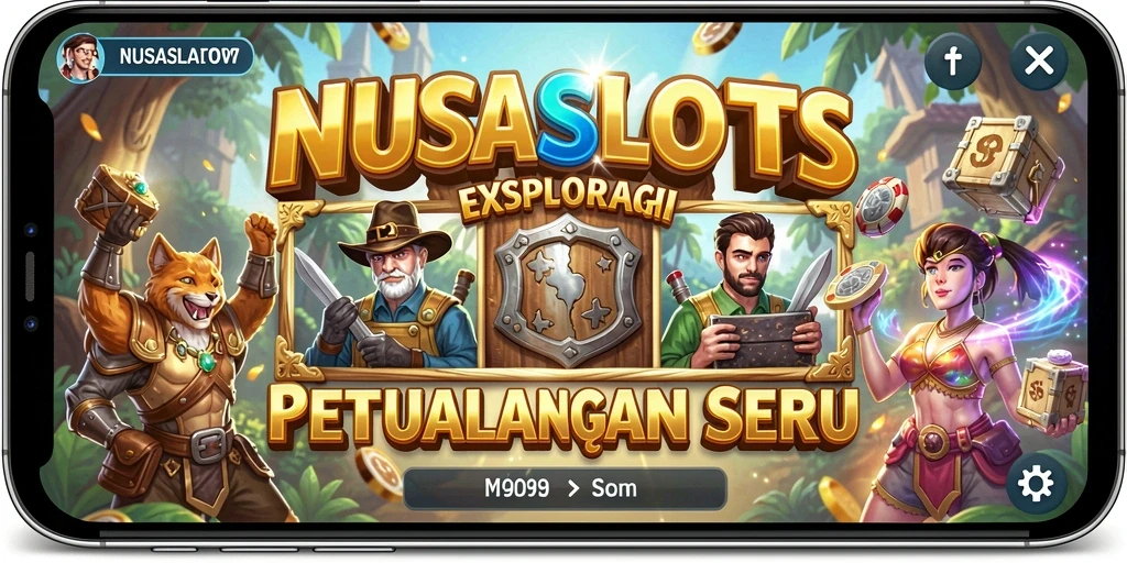Tangkapan layar gameplay NUSASLOTS yang menunjukkan petualangan seru dan tantangan.