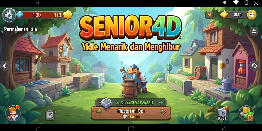 Tampilan aksi seru dalam gameplay <strong>SENIOR4D</strong> yang memikat pemain.