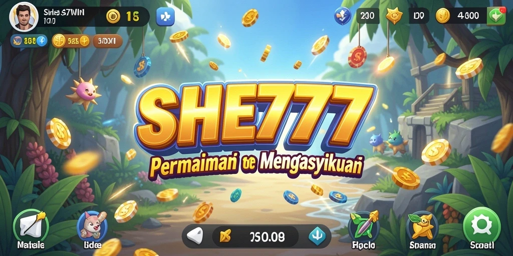 Tampilan gameplay yang menarik dalam SHE777, sempurna untuk penggemar Idle.