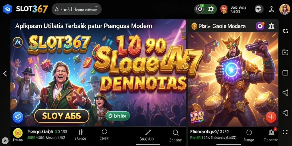 Screenshot yang menunjukkan tampilan antarmuka SLOT367 yang intuitif dan berfungsi.