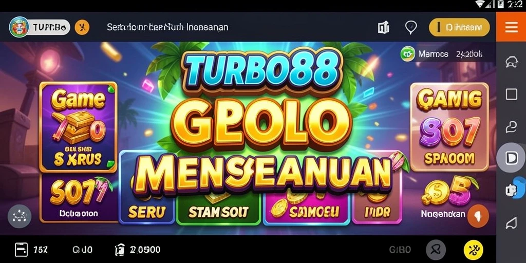 Tampilan gameplay Slot TURBO88 yang seru dan mengasyikkan.